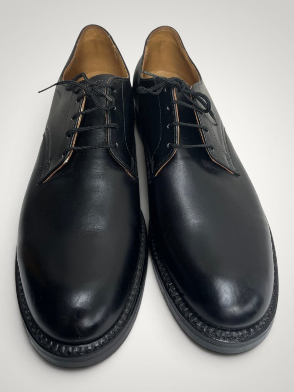 RCMP Vintage 1986 Black Leather Oxford Uniform Shoes Biltrite Men’s 10.5 C